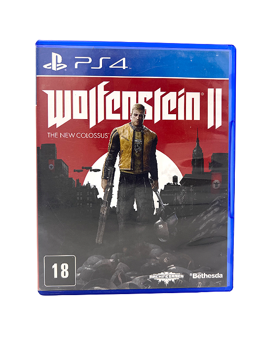 Jogo Mídia Física PS4 Wolfenstein 2