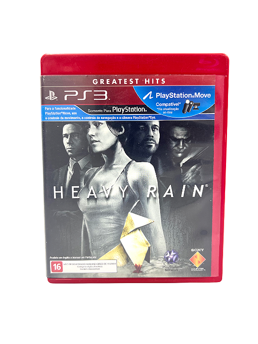 Jogo Mídia Física PS3 - Heavy Rain