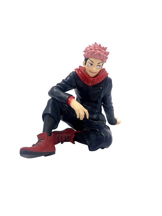 Action FIGURE JUJUTSU KAISEN - YUJI ITADORI SENTADO