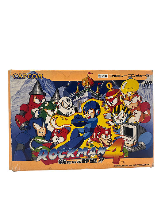 Jogo Mídia Física Famicom - Rockman 4 Japones