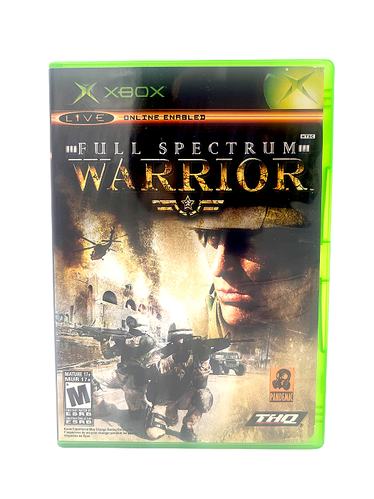 Jogo Mídia Física Xbox Classico - Full Spectrum Warrior