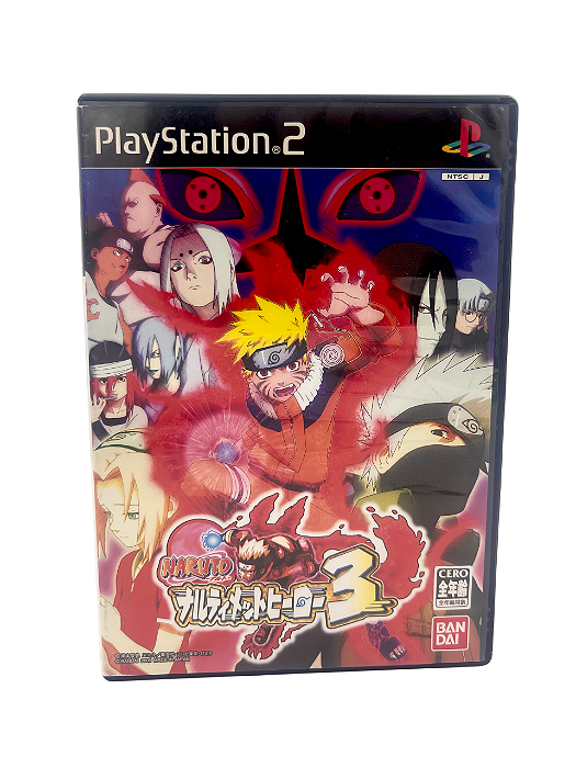 Jogo Mídia Física PS2 - Naruto Ultimate Ninja 3 japones