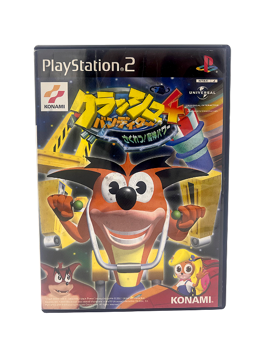 Jogo Mídia Física PS2 - Crash Bandicoot 4 japones