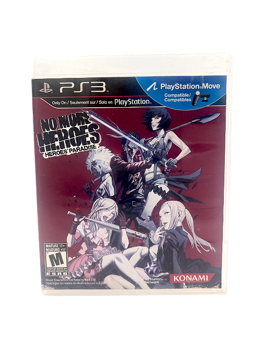 Jogo Mídia Física PS3 - No more Heroes: Heroes Paradise