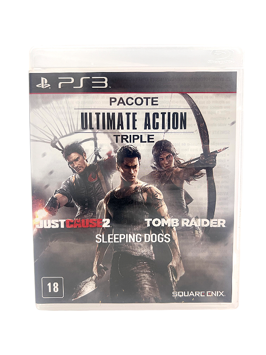 Jogo Mídia Física PS3 - Pacote Ultimate Action Triple