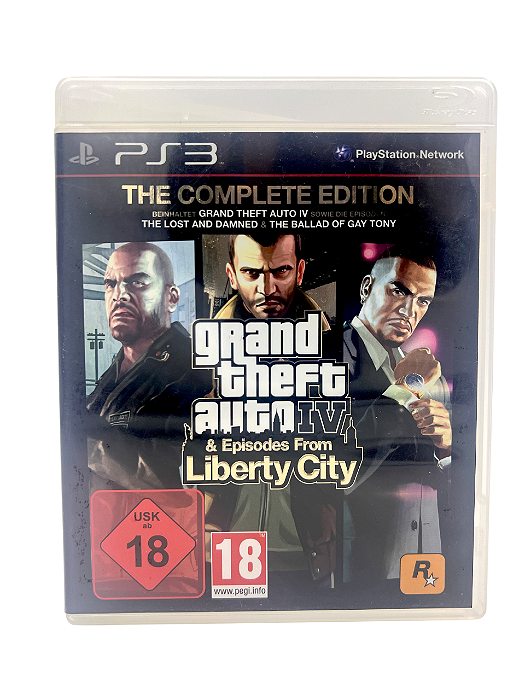 Jogo Mídia Física PS3 - GTA IV e Episodes from Liberty City