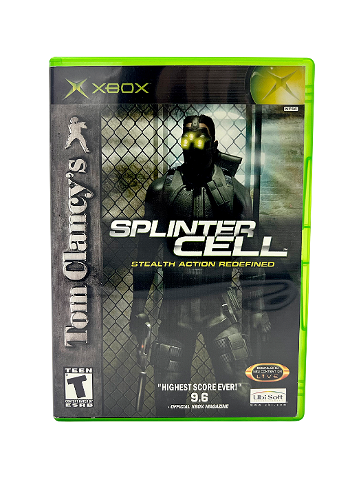 Jogo Mídia Física Xbox Classico - Splinter Cell SAR