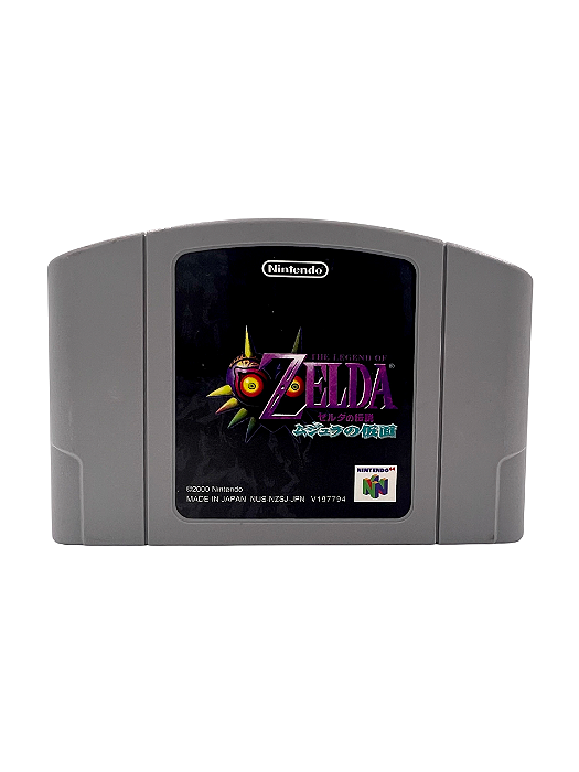 Jogo Mídia Física N64 - Zelda Majora's Mask JP Loose