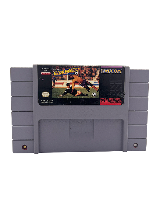 Jogo Super Nintendo - Soccer Shootout