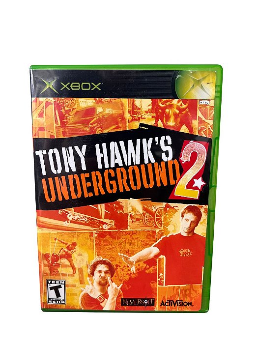 Jogo Mídia Física Xbox Classico - Tony Hawk Underground 2