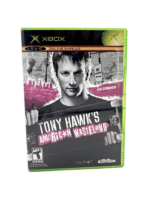 Jogo Mídia Física Xbox Classico Tony Hawk American Wasteland