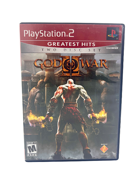 Jogo Mídia Física PS2 - God of War 2 Greatest Hits