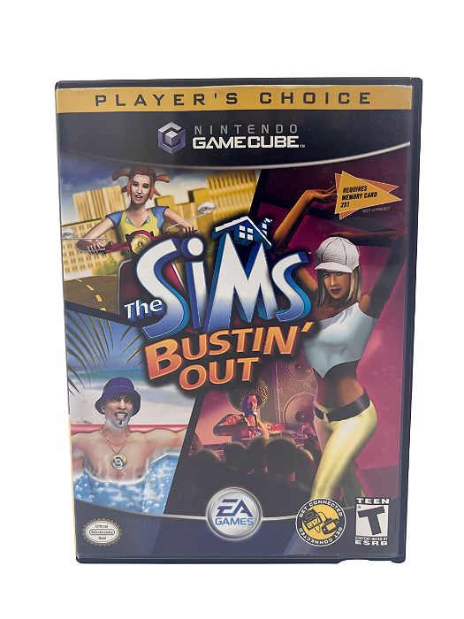 Jogo Mídia Física Gamecube - The Sims Bustin Out