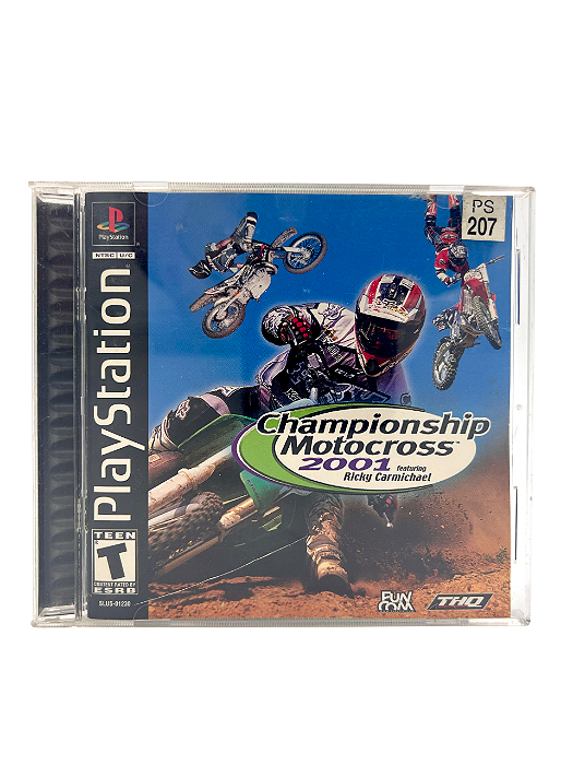 Jogo Mídia Física PS1 - Championship Motocross 2001