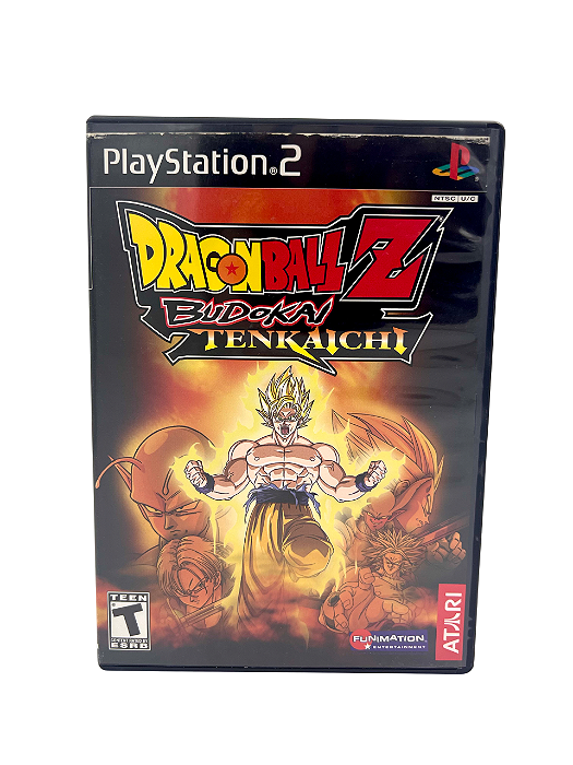 Jogo Mídia Física PS2 - Dragon Ball Z Budokai Tenkaichi