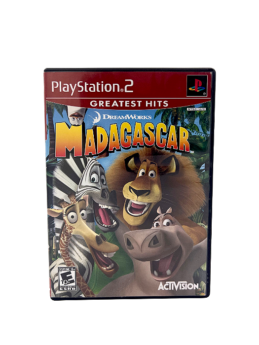 Jogo Mídia Física PS2 - Madagascar