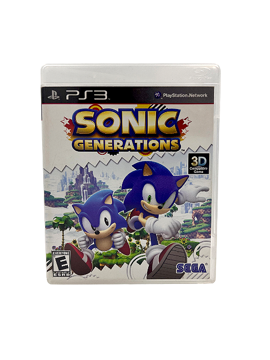 Jogo Mídia Física PS3  - Sonic Generations