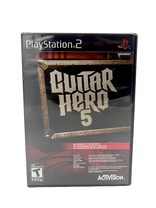 Jogo Mídia Física PS2 - Guitar Hero 5