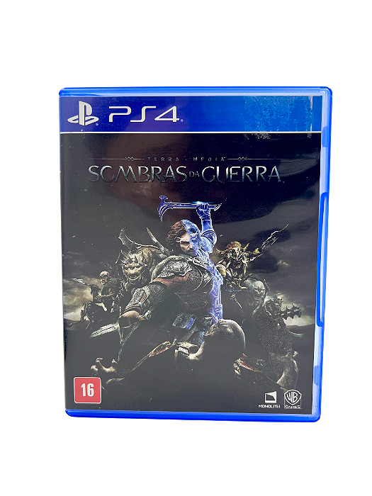 Jogo Mídia Física PS4 - Sombras de Guerra