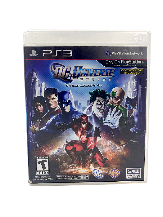 Jogo Mídia Física PS3 DC Universe Tthe Next Legend is You