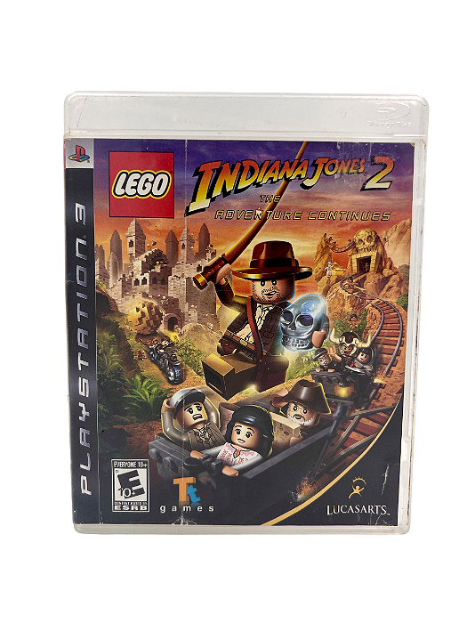 Jogo Mídia Física PS3 LEGO Indiana Jones 2 Adventure Continu