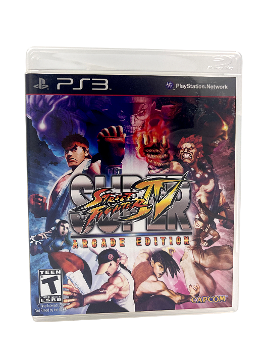 Jogo Mídia Física PS3 Street Fighter IV Super Arcade Edition