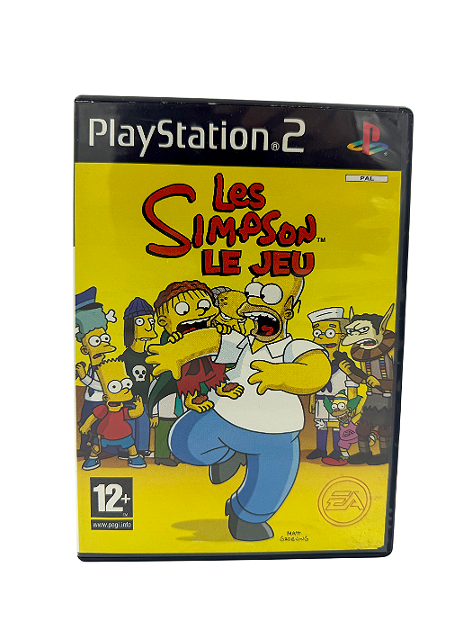 Jogo Mídia Física PS2 - Simpsons The Game  EU