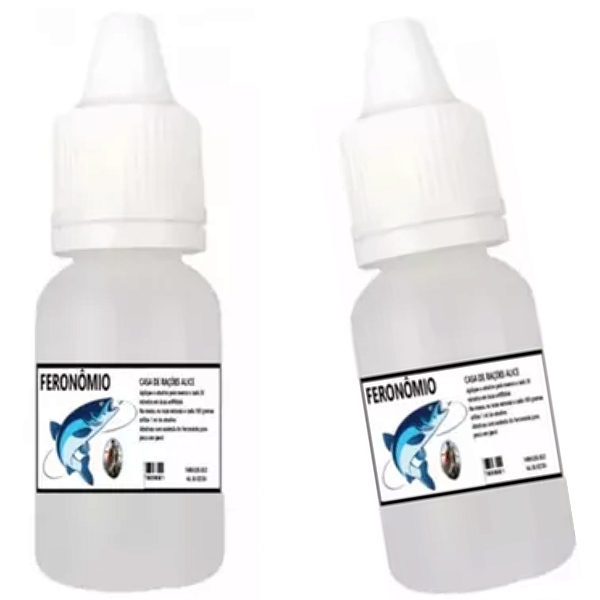2 - Feromônio Líquido Isca Artificial Para Todo Tipo De Peixe Cor Padãro Feronomio