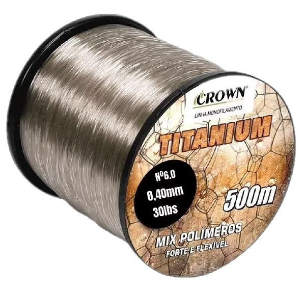 Linha Monofilamento Especial Forte E Fina Peixe Grande 0.40