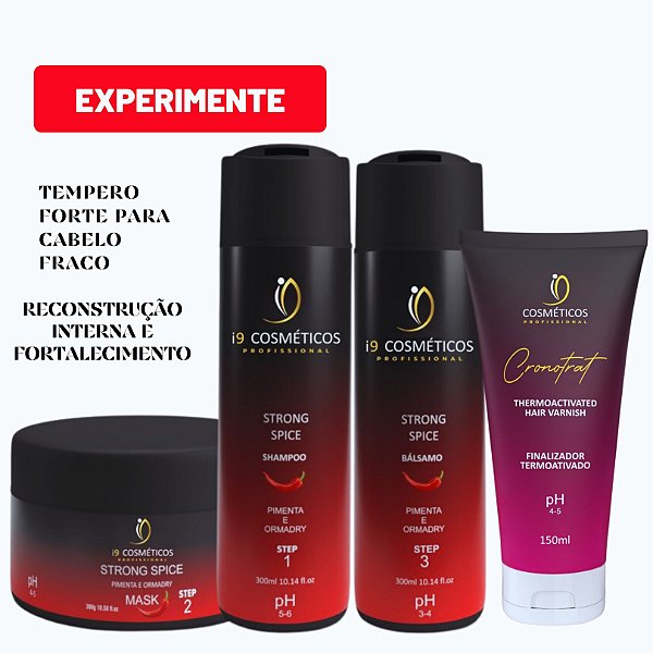 COMBO - KIT STRONG SPICE + FINALIZADR TERMOATIVADO