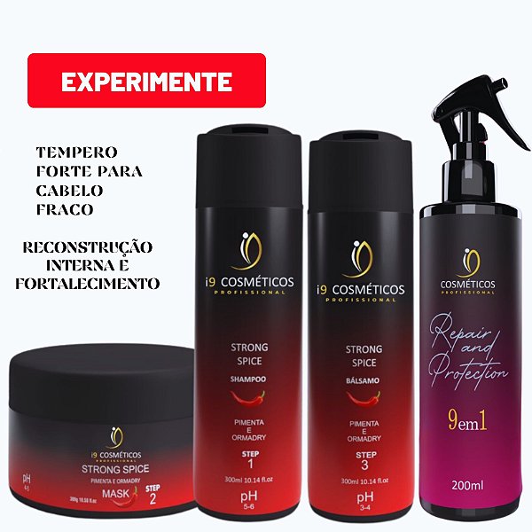 COMBO - KIT STRONG SPICE + REPAIR END PROTECTION 9 EM 1