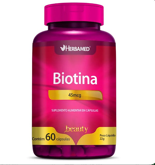 BIOTINA 60CAPS 45MCG HERBAMED