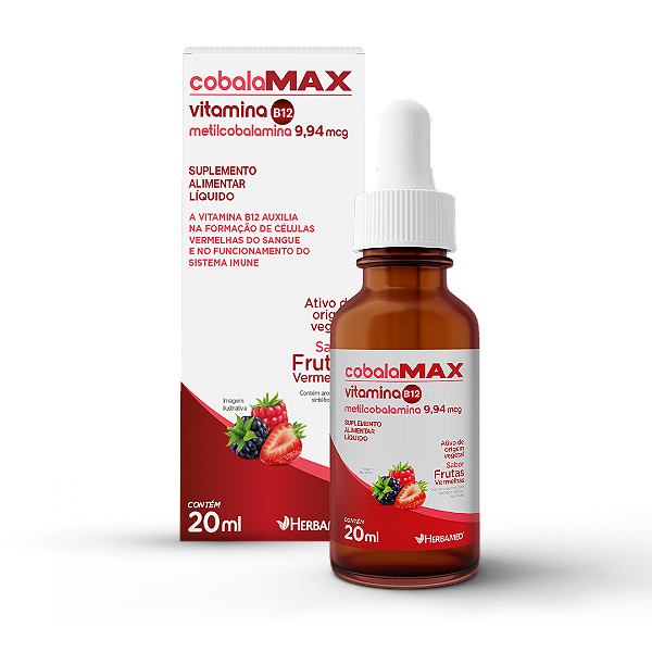 COBALAMAX VITAMINA B12 GOTA 20ML - HERBAMED