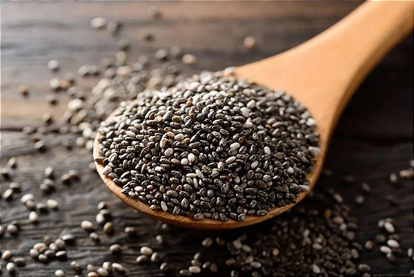 Sementes de Chia em granel - Emp&oacute;rio Sa&uacute;de e Sabor