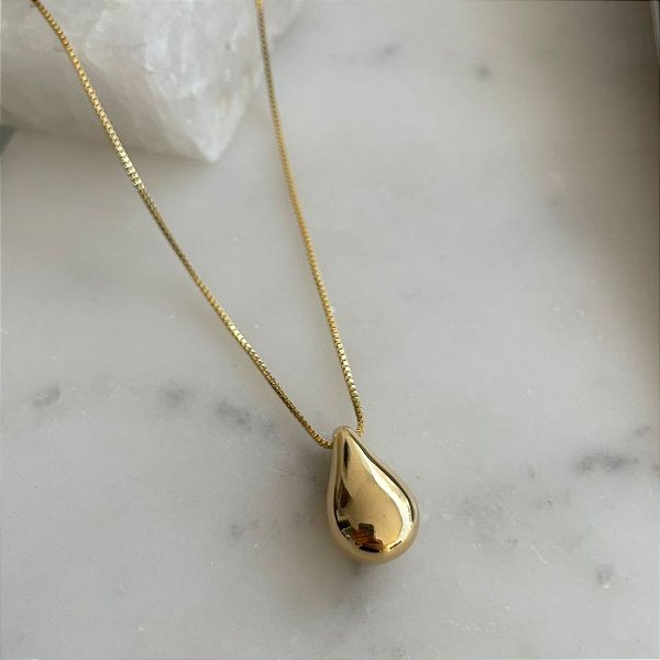 Colar Gota Lisa