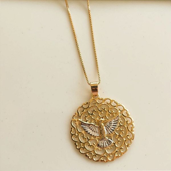 Colar Medalha Espírito Santo