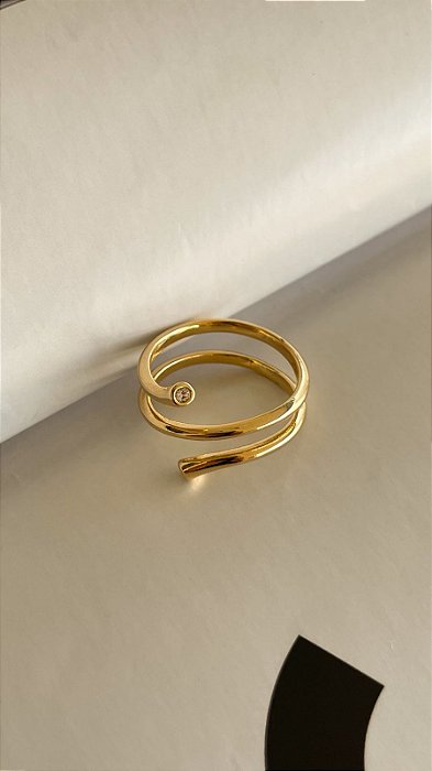 Anel Aro com Ponto de Luz