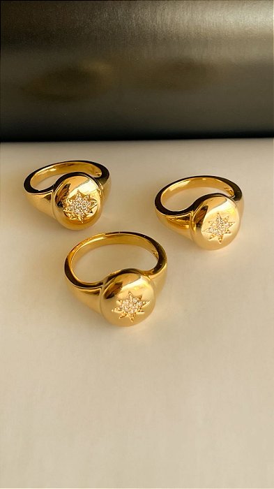 Anel Dedinho Cravejado