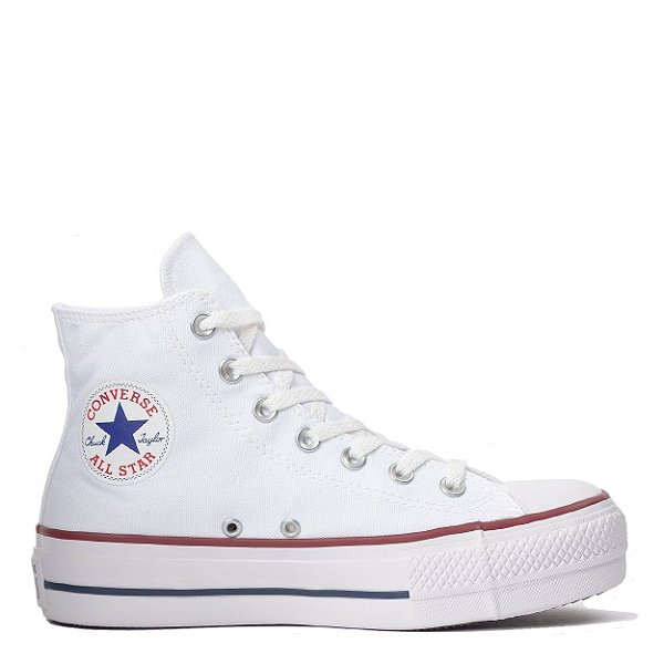 TÊNIS CONVERSE CHUCK TAYLOR FLATFORM HI BRANCO CT04940003