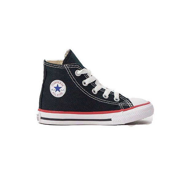 Tênis Botinha Infantil Converse All Star Chunck Taylor  Preto