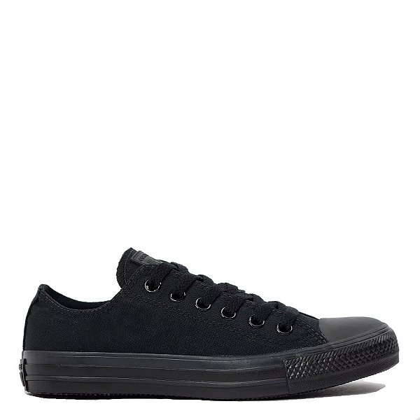 Tênis Converse All Star Chuck Taylor Monochrome Ox Preto - Unissex