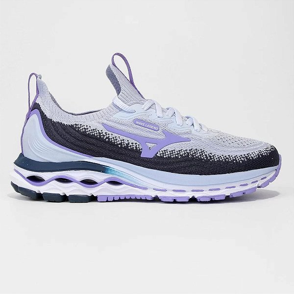 Tênis de Corrida Mizuno Wave Legend Azul Claro - Feminino