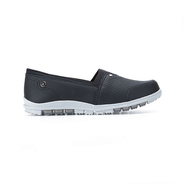 Tênis Kolosh Casual Slip On Preto - Feminino