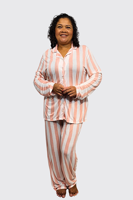Pijama  Feminino  Listrado