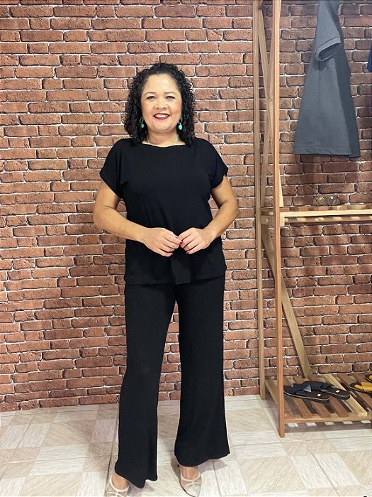 Conjunto de Calça e Blusa em Viscolycra