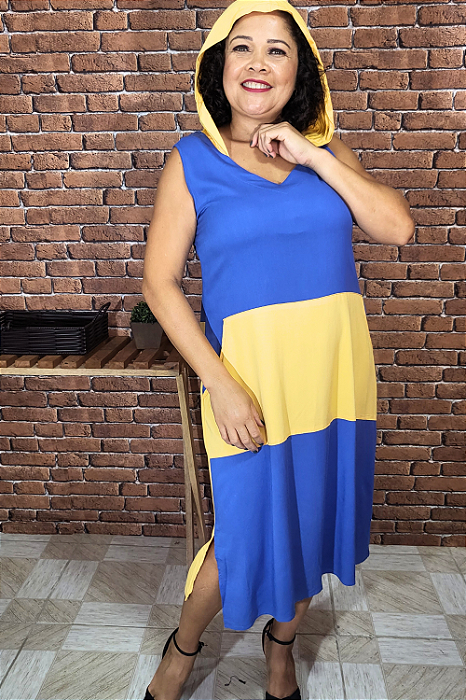 Vestido Feminino  Com Capuz