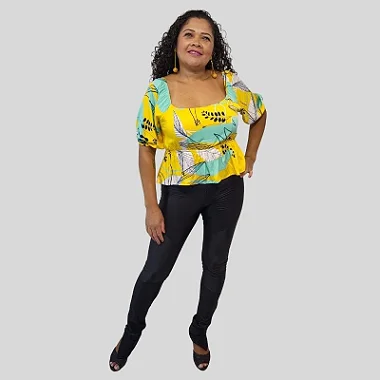 Blusa Cropped Ciganinha