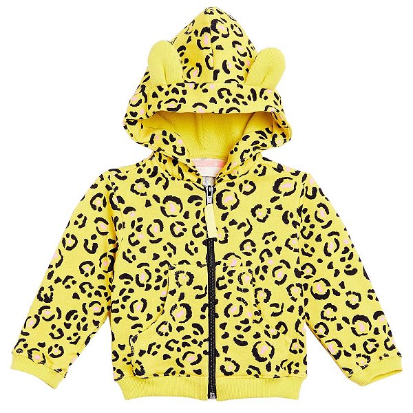 toddler yellow moletom com capuz