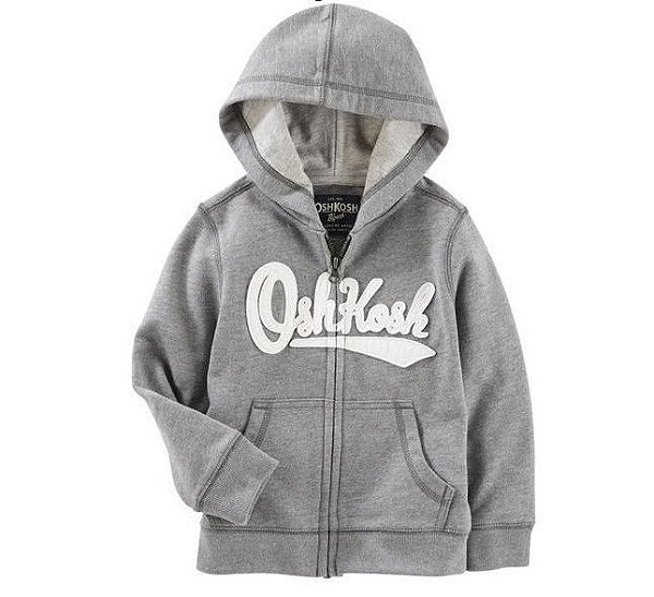 toddler grey moletom com capuz