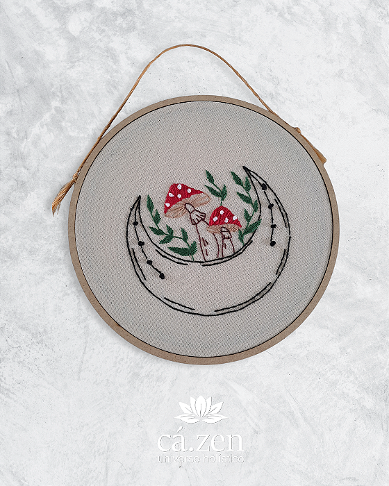Bastidor Bordado Cogumelo